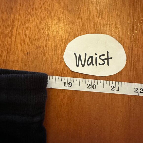 BCBG P XL Black Velour Pants With Rhinestone Embellishments & Drawstring W - Picture 8 of 10